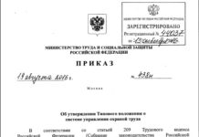 Типовое Положение о системе управления охраной труда Типовое положение о системе управления охраной труда.